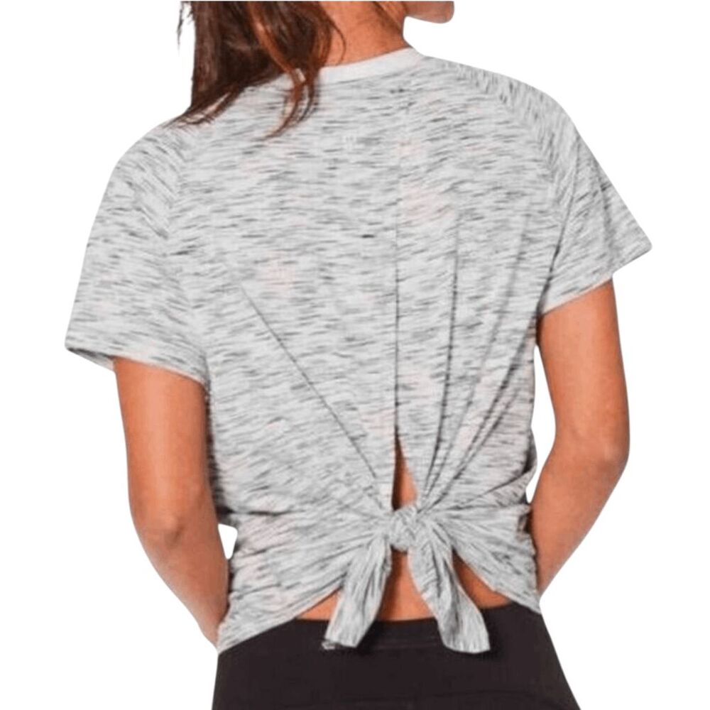LULULEMON ATHLETICA Back In Action Short Sleeve Size 8